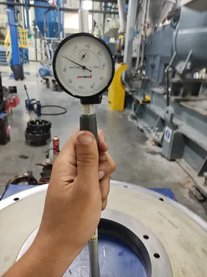 Análise de dimensional mecânico em campo